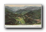 Click to enlarge Greetings from Asheville NC, Round Knob. Railroad at 18 Points (card says 18 points, not 17)