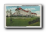 Click to enlarge United States Navel Convalescent Hospital, Kenilworth Park, Asheville NC (top and bottom blacked out) (card has no SPC