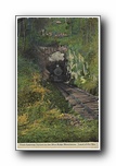 Click to enlarge Train Leaving Tunnel in Blue Ridge Mountains, 