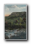 Click to enlarge Looking toward Chimney Rock, from Rocky Broad River