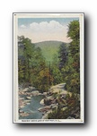 Click to enlarge Roadway above lake at Montreat NC