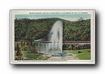 Click to enlarge Geyser Fountain, Erected at Round Knob, to the Memory of Col AB Andrews, builder of the Blue Ridge Section of the Southern Railway