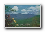 Click to enlarge Springtime in the town of Black Mountain, North Carolina, Altitude 2400 ft