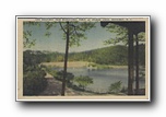 Click to enlarge Lake Ridgecrest from Recreational Porch at Spilman Lodge, Ridgecrest NC (same as 3324, but with A)