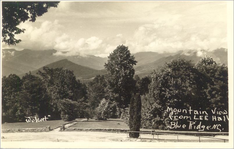 Mountain View from Lee Hall, Blue Ridge NC unk003a01-f