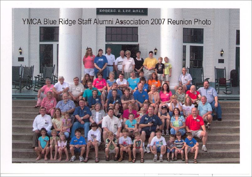 YMCA Blue Ridge Staff Alumni Association 2007 Reunion Photo / YMCA Blue Ridge Assembly Alumni Association's 2008 Summer Reunion unk013a01-f