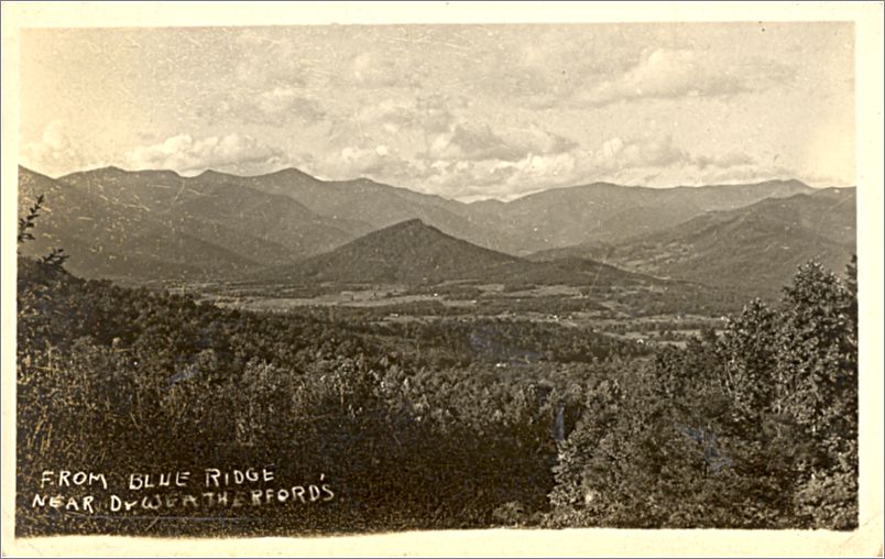 From Blue Ridge, Near Dr Weatherford's unk014a01-f
