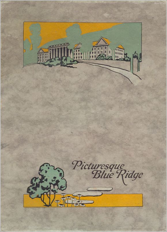 Picturesque Blue Ridge (1925 promotional booklet) (cover) x03-pbr1925-01