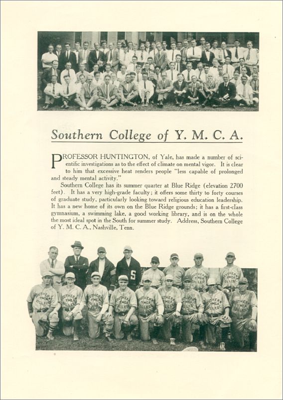 Picturesque Blue Ridge (1926) Southern College YMCA x03-pbr1926-13