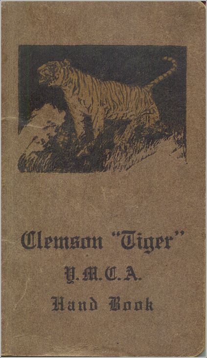 1922-23 Clemson College YMCA Handbook (cover) x05-clem1922-01