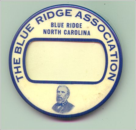 The Blue Ridge Association, Blue Ridge NC (round nametag) x06-misc-02