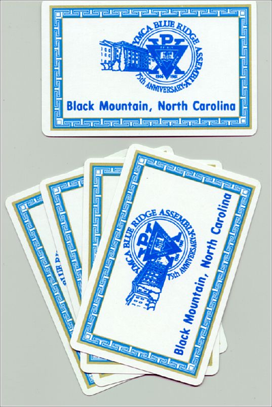 YMCA Blue Ridge Assembly, 75th Anniversary, 1906-1981 / Black Mountain NC (deck of playing cards) x06-misc-03