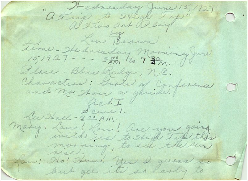 Lou Brown, scrapbook and diary (1927) x07-lbrown1927-40
