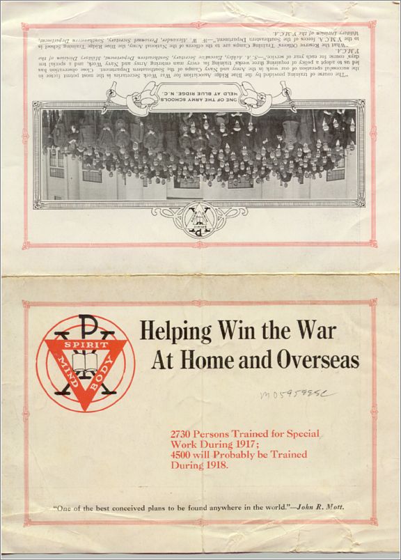 Helping Win the War at Home and Overseas, 1918 (side 1, right side, unfolded) x08-war1918-01