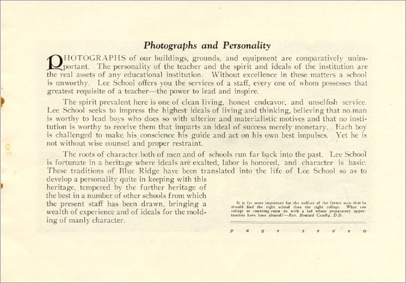 A Message to the Mothers and Fathers of the Men of Tomorrow - Lee School for Boys x09-leeboys1-08