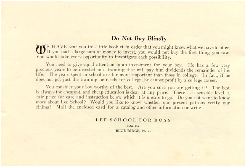 A Message to the Mothers and Fathers of the Men of Tomorrow - Lee School for Boys x09-leeboys1-17