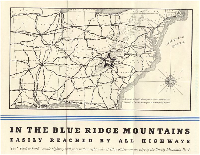 YMCA Graduate School Bulletin, Vol 6 No 1, Jan 1936 (road map) x12-gradsch1936-05