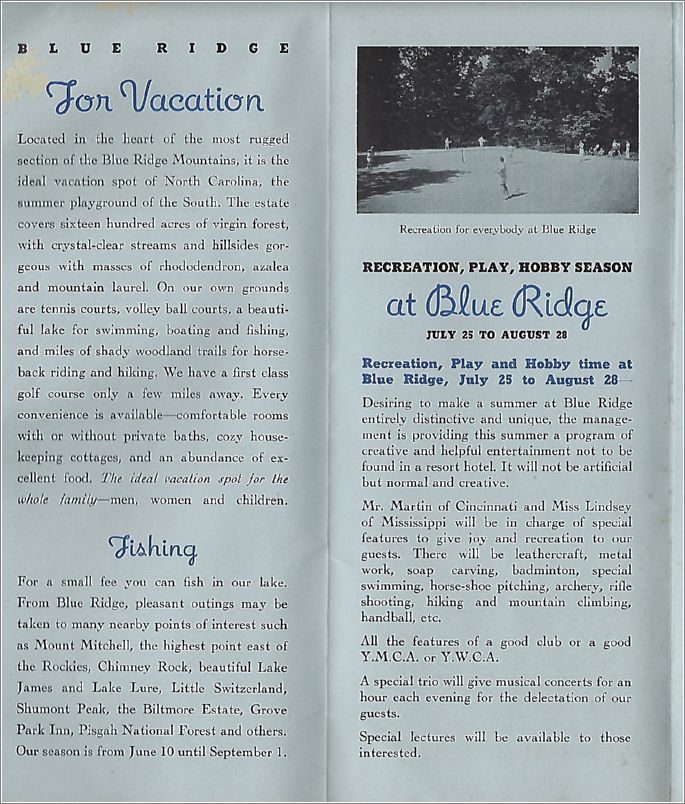Blue Ridge Bulletin, Vol 1 No 1, Jan 1937 x13-brbulletin011937-02