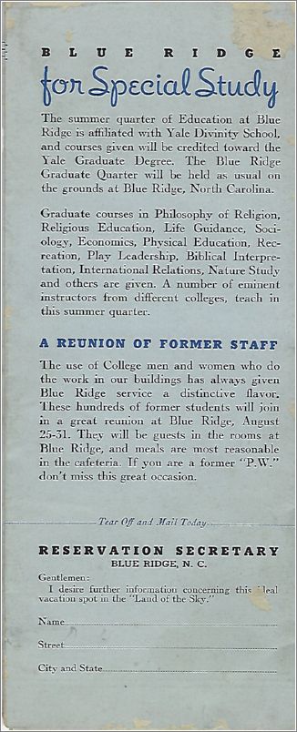 Blue Ridge Bulletin, Vol 1 No 1, Jan 1937 x13-brbulletin011937-10