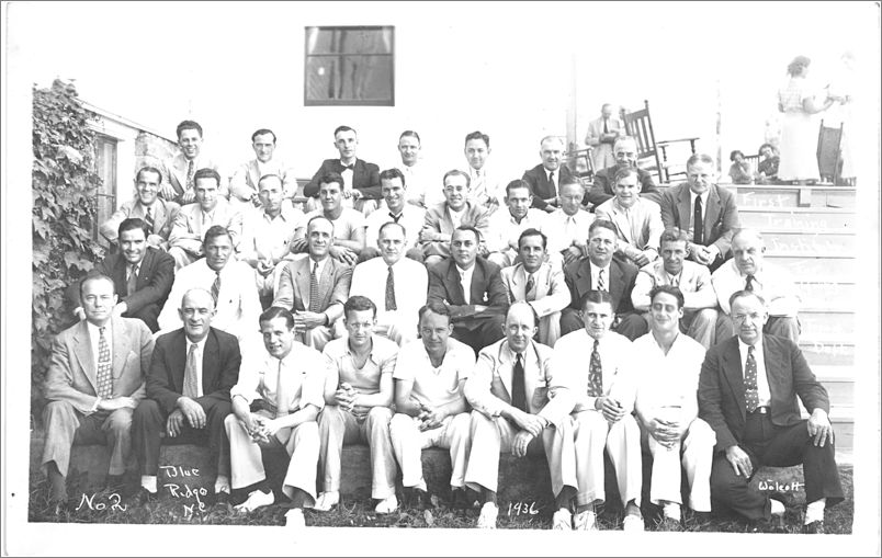 First Training Institute For Young Secretaries, Transp Dept 1936, Blue Ridge NC x14-groups-04-f