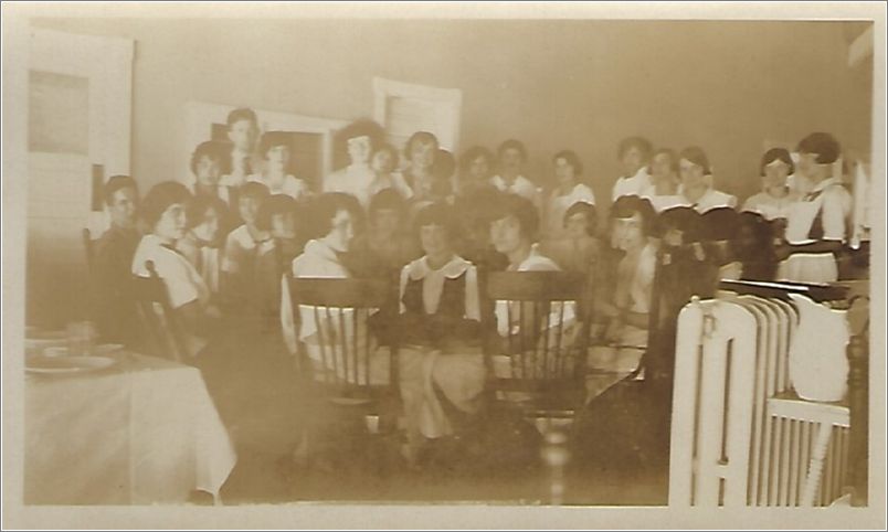 (unmarked, unidentified) group - inside at table x14-photos-20