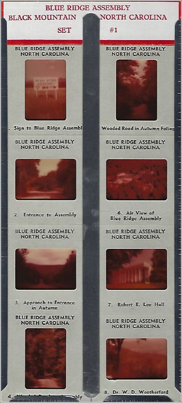 Blue Ridge Assembly, Black Mountain North Carolina, Set #1 (set of 8 slides) x17-slides-01