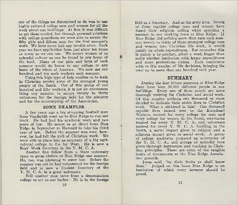 Blue Ridge Association for Christian Conferences and Training - Summary Statement 1926 x18-brsummarystatement1926-10