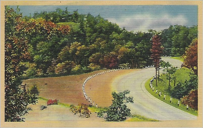 (unmarked) mountain highway with shoulder (card has no APC number) x19-apc-68162-a01-f