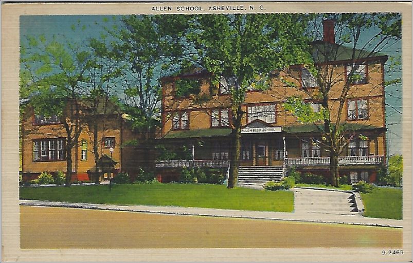 Allen School, Asheville NC (card has no APC number) x19-apc-92465-a01-f