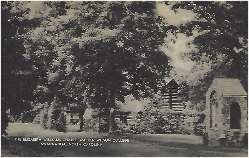 The Elizabeth Williams Chapel, Warren Wilson College, Swannanoa, North Carolina (no number) x19-apc000e01-f