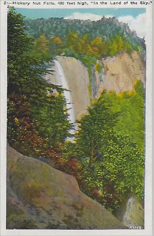Hickory Nut Falls, 400 feet high, 