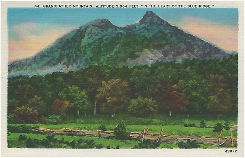 Grandfather Mountain, Altitude 5964 feet, 