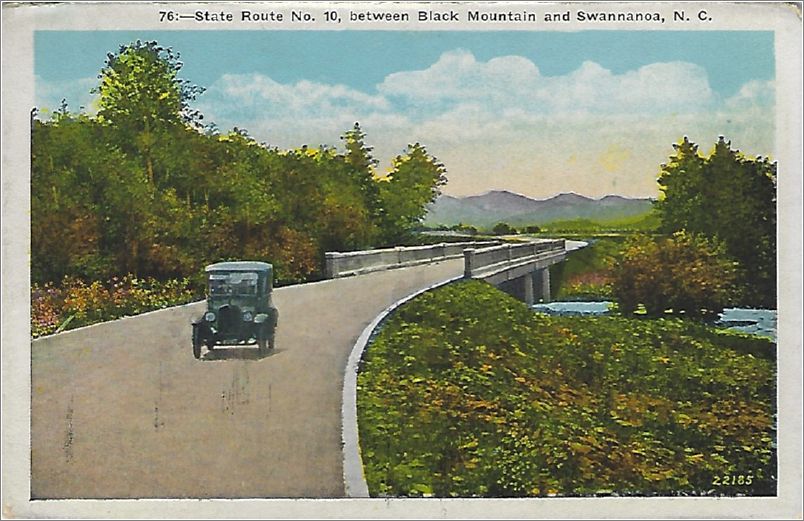 State Route No. 10 between Black Mountain and Swannanoa NC x19-apc076-22185-a01-f