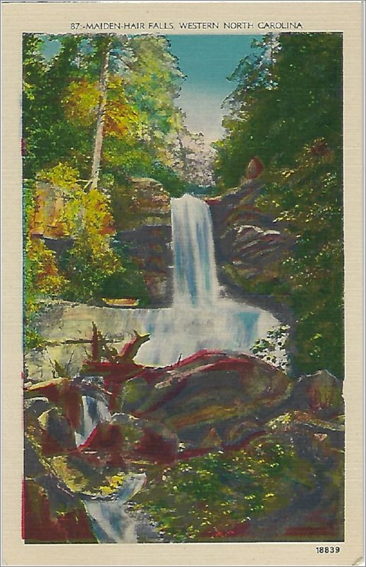 Maiden-Hair Falls, Western North Carolina x19-apc087-18839-a01-f