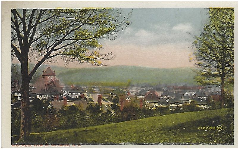 Bird's-Eye View of Biltmore NC x19-apc088a01-f