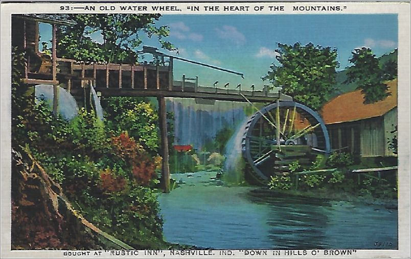 An Old Water Wheel 
