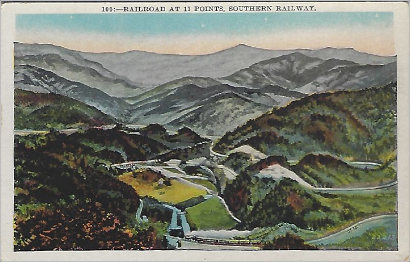Railroad at 17 Points, Southern Railway x19-apc100-22213-a01-f