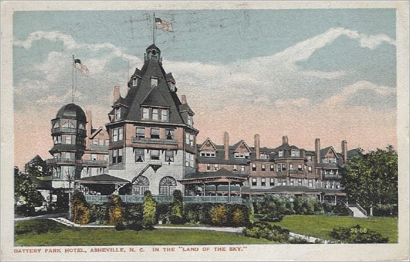 Battery Park Hotel, Asheville NC, In the 
