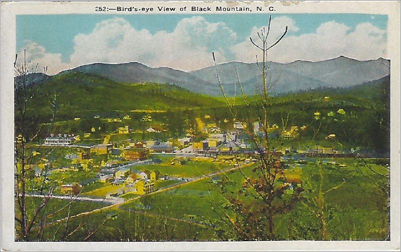 Bird's-eye View of Black Mountain NC x19-apc252a02-F