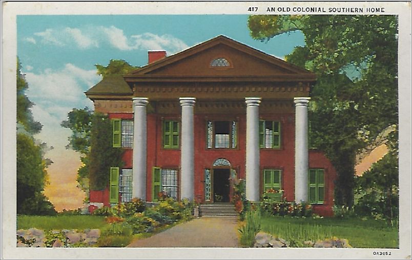 An Old Colonial Southern Home x19-apc417a01-f