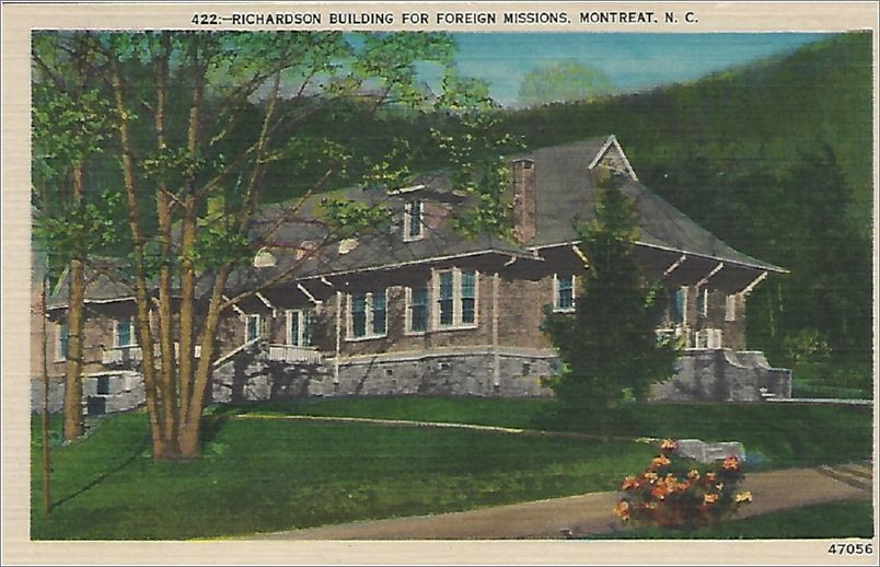 Richardson Building for Foeign Missions, Montreat, NC x19-apc422a01-f