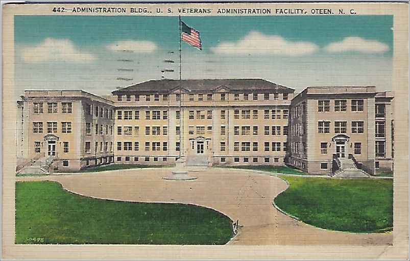 Adminstration Bldg, US Veterans' Administration Facility, Oteen NC x19-apc442a01-f