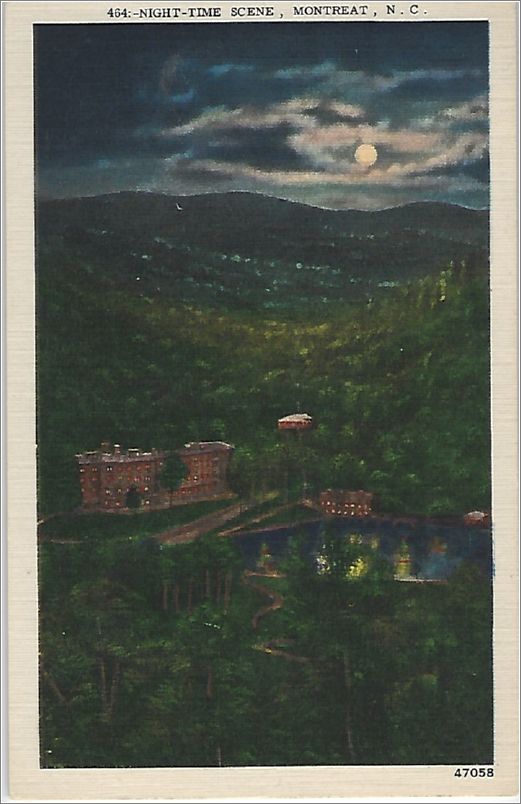 Night-Time Scene, Montreat NC x19-apc464a01-f
