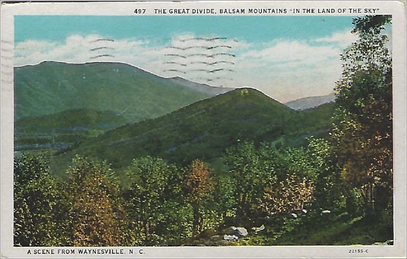 The Great Divide, Balsam Mountains 