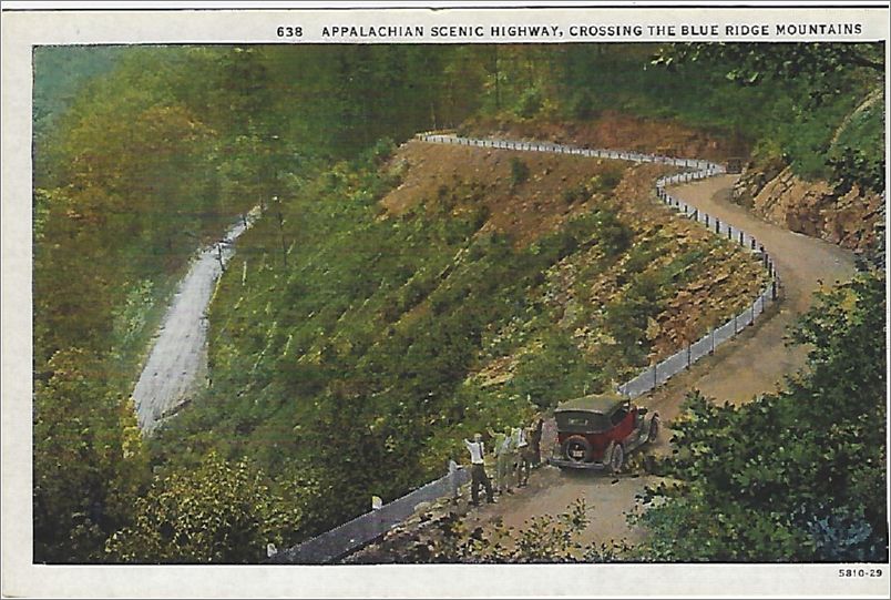 Appalachian Scenic Highway, Crossing the Blue Ridge Mountains x19-apc638a01-f