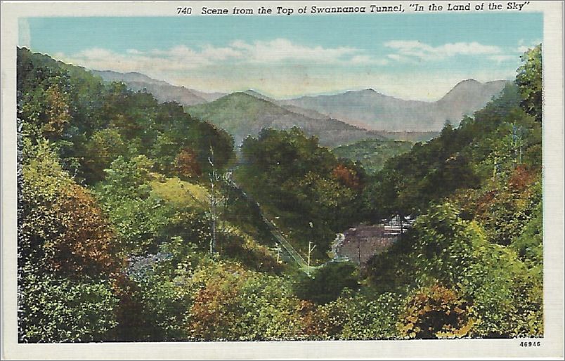 Scene from the Top of Swannanoa Tunnel, 