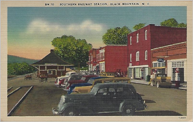 Southern Railway Station, Black Mountain NC x19-apcbm10a01-F