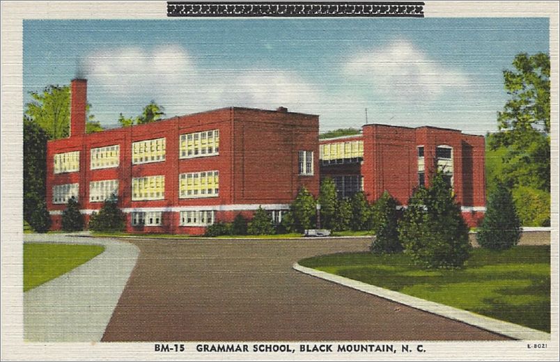 (top marked out) Grammar School, Black Mountain NC x19-apcbm15a01-f