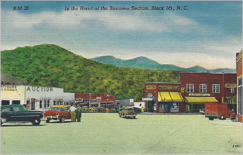 In the Heart of the Business Section, Black Mt NC x19-apcbm20a01-f