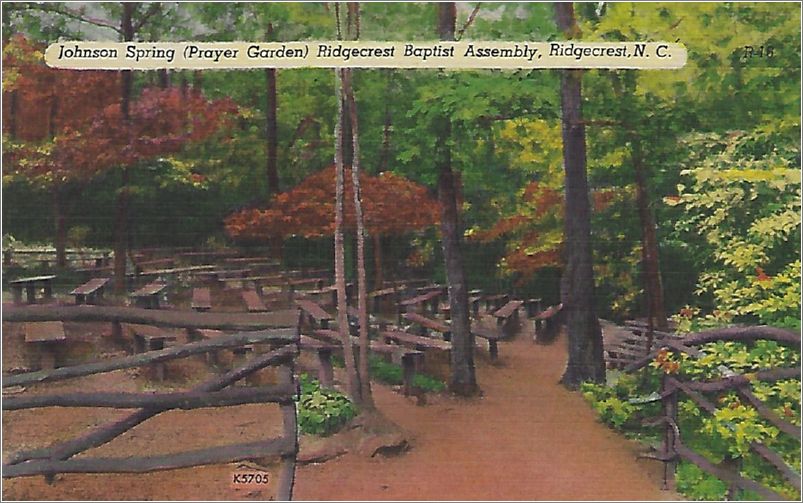 Johnson Spring (Prayer Garden) Ridgecrest Baptist Assembly Ridgecrest NC x19-apck05705a01-f